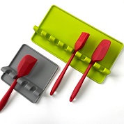 silicone utensiles rest with drip pad