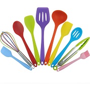 silicone tableware cooking utensils sets